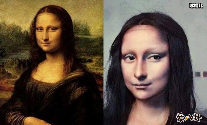 宇芽成名作模仿蒙娜丽莎