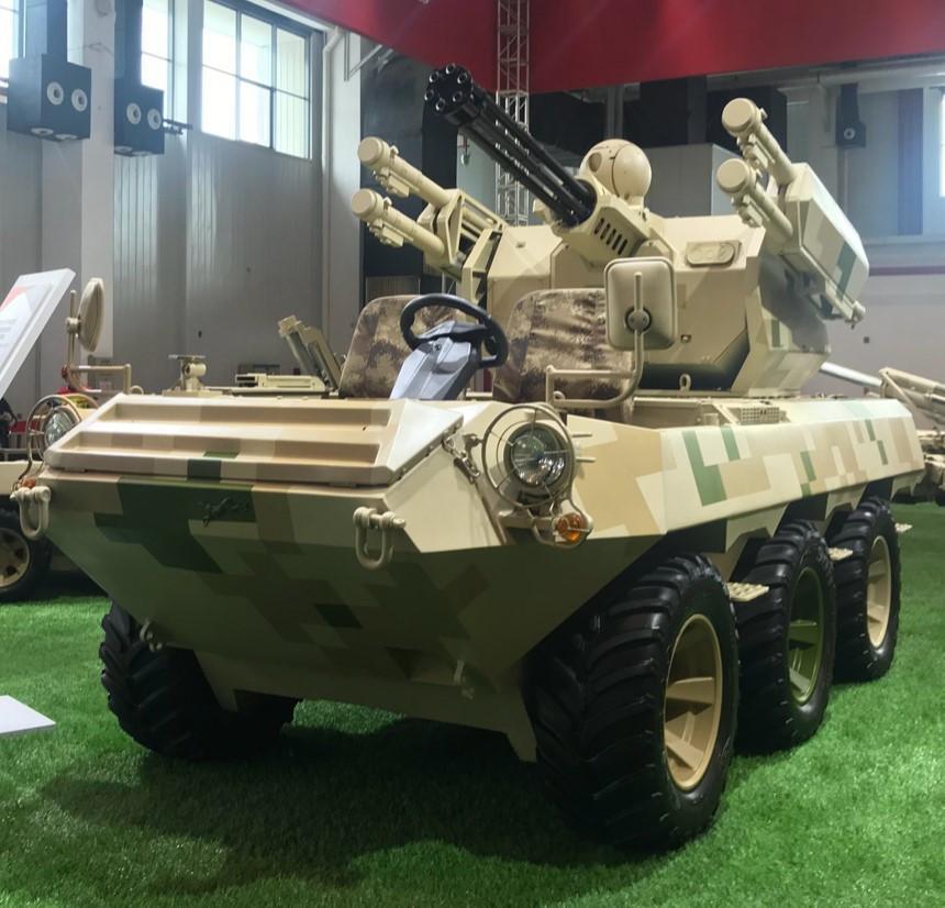 航展上的山猫全地形车重火力版用于山地作战的优势 航展上的山猫全地形车重火力版用于山地作战的优势