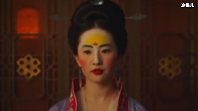 刘亦菲花木兰的妆容