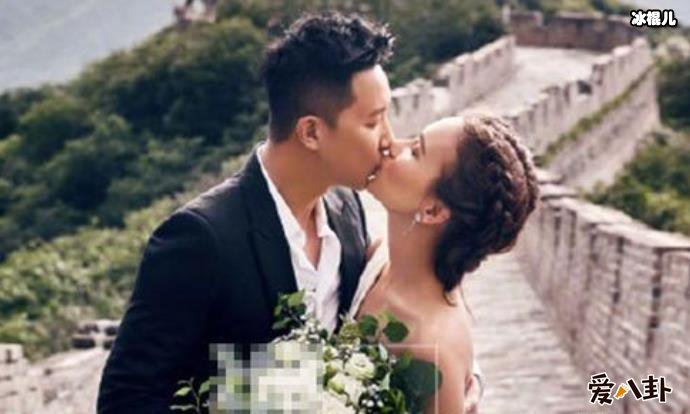 韩庚卢靖姗婚纱照