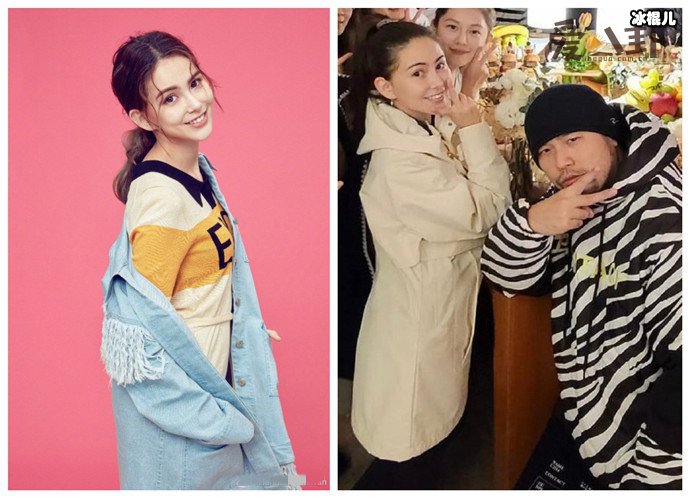 昆凌肚子好明显