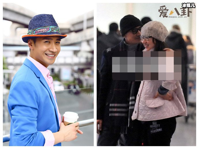 何晟铭和妻子同行