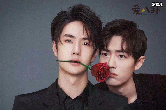 王一博肖战照片