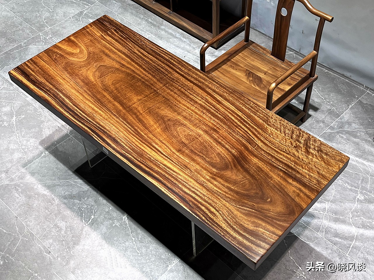 巴花大板桌_实木大板桌_巴花大板什么纹路最贵